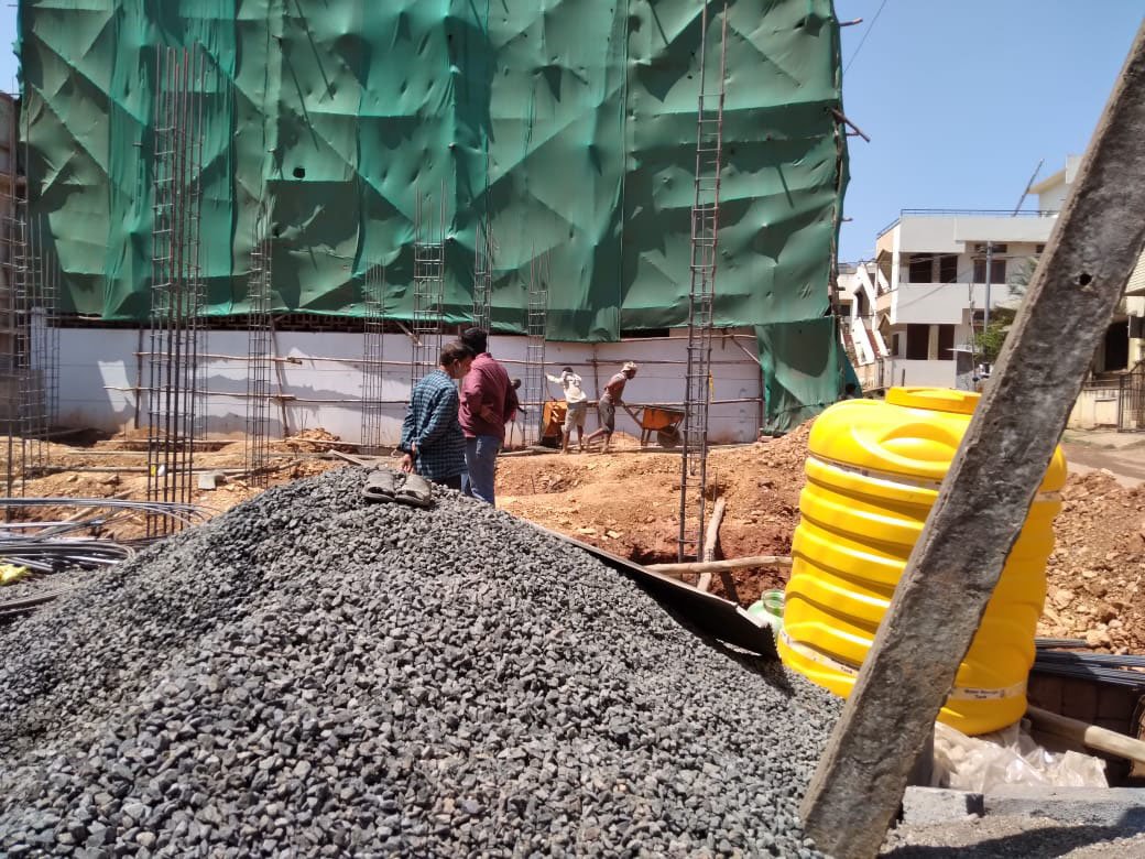 Residential construction and interior project in Hubballi Dharwad