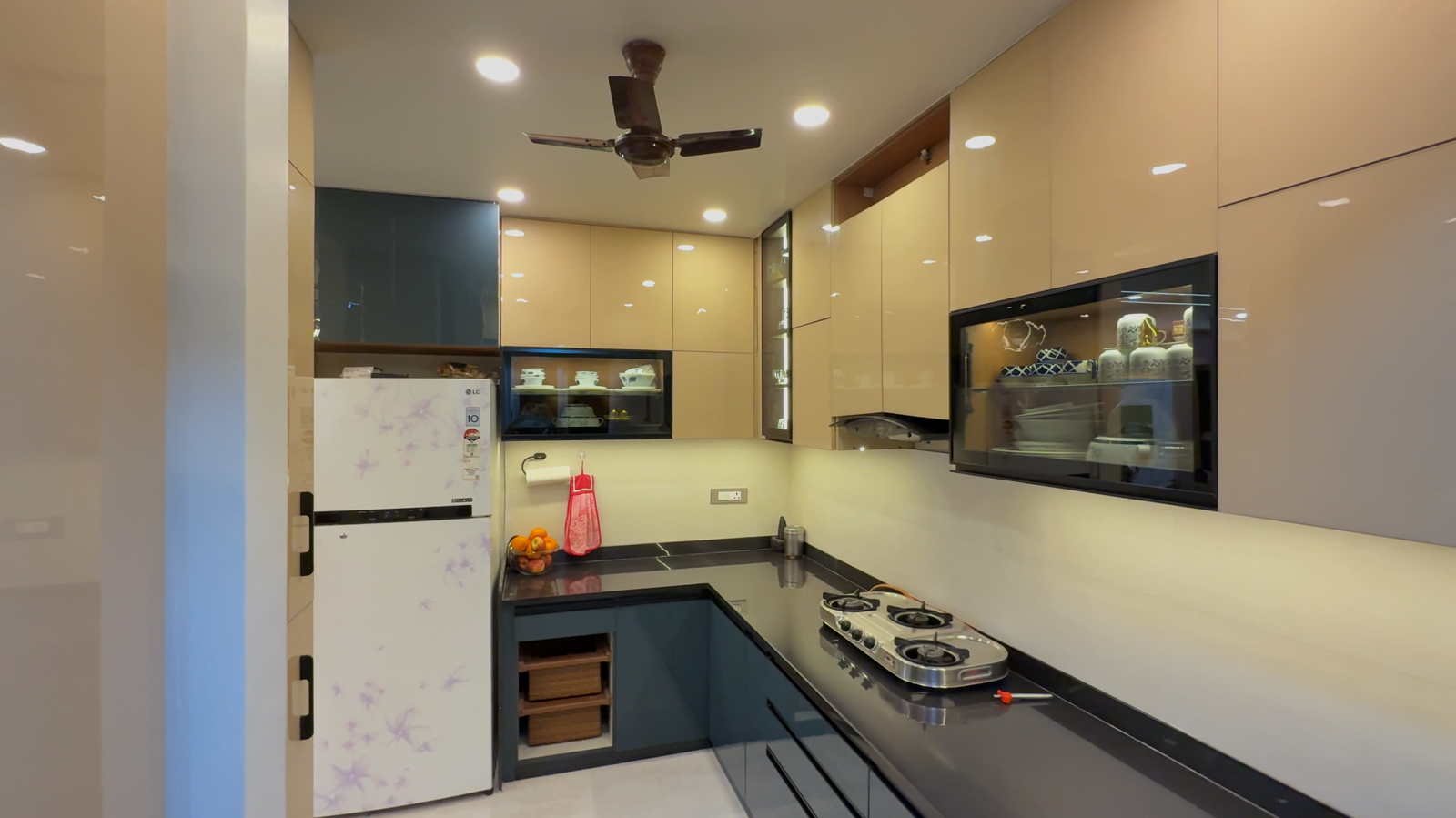 Modular kitchen at Kundan Espacio Pune